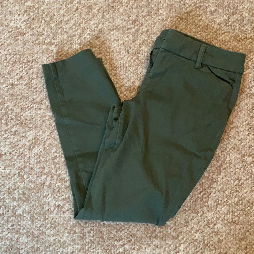 Olive green pixie pants